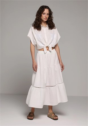 DOKUMA ALT KADIN ETEK Maxi Length