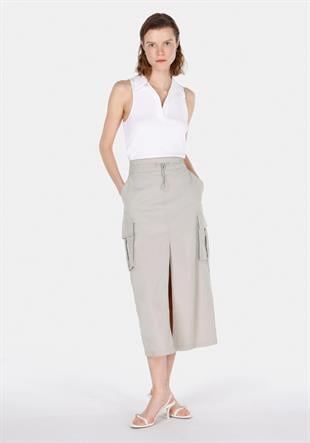 DOKUMA ALT KADIN ETEK Maxi Length