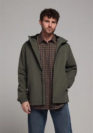 DOKUMA DIŞ ERKEK YAĞMURLUK Regular Fit