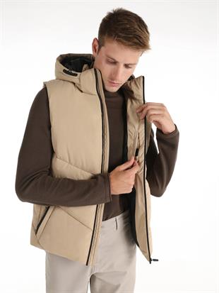 DOKUMA DIŞ ERKEK YELEK Slim Fit