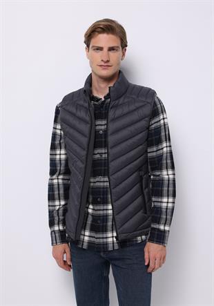 DOKUMA DIŞ ERKEK YELEK Slim Fit