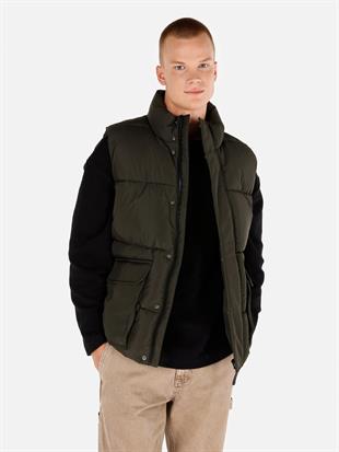 DOKUMA DIŞ ERKEK YELEK Slim Fit