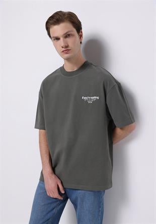 ÖRME ERKEK KISA KOL T-SHIRT Oversize Fit