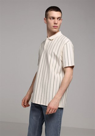 ÖRME ERKEK YAKALI KISA KOL T-SHIRT Comfort Fit