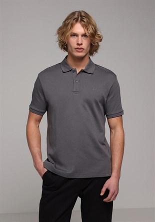 ÖRME ERKEK YAKALI KISA KOL T-SHIRT Regular Fit
