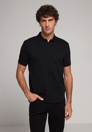 ÖRME ERKEK YAKALI KISA KOL T-SHIRT Regular Fit