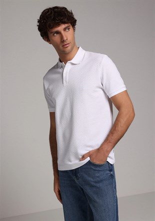 ÖRME ERKEK YAKALI KISA KOL T-SHIRT Regular Fit