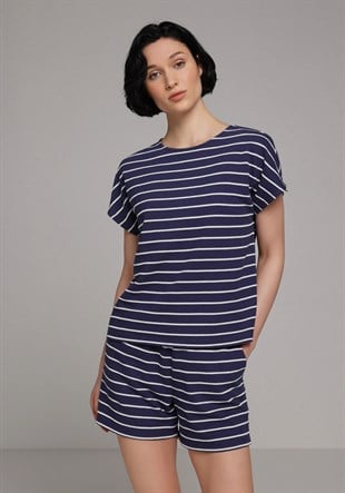 ÖRME KADIN KISA KOL T-SHIRT Regular Fit