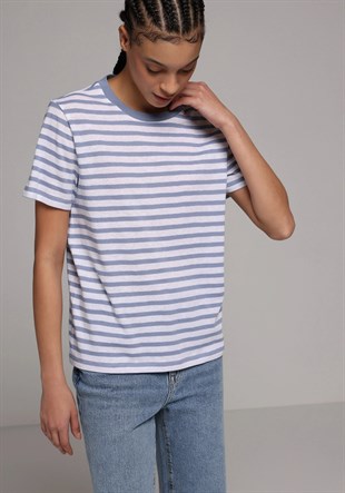 ÖRME KADIN KISA KOL T-SHIRT Regular Fit