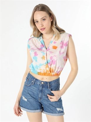 ÖRME KADIN KISA KOL T-SHIRT Regular Fit