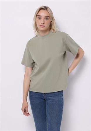 ÖRME KADIN KISA KOL T-SHIRT Regular Fit