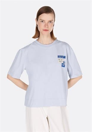 ÖRME KADIN KISA KOL T-SHIRT Regular Fit