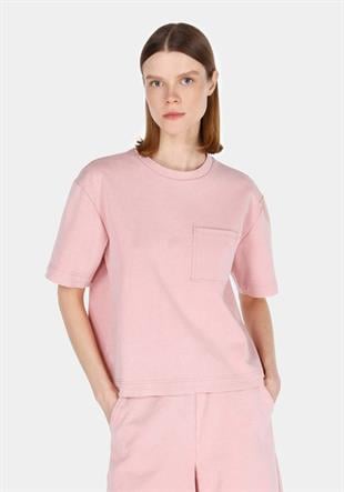 ÖRME KADIN KISA KOL T-SHIRT Regular Fit