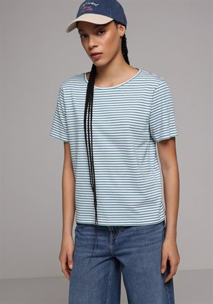 ÖRME KADIN KISA KOL T-SHIRT Regular Fit