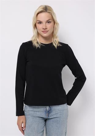 ÖRME KADIN UZUN KOL T-SHIRT Regular Fit