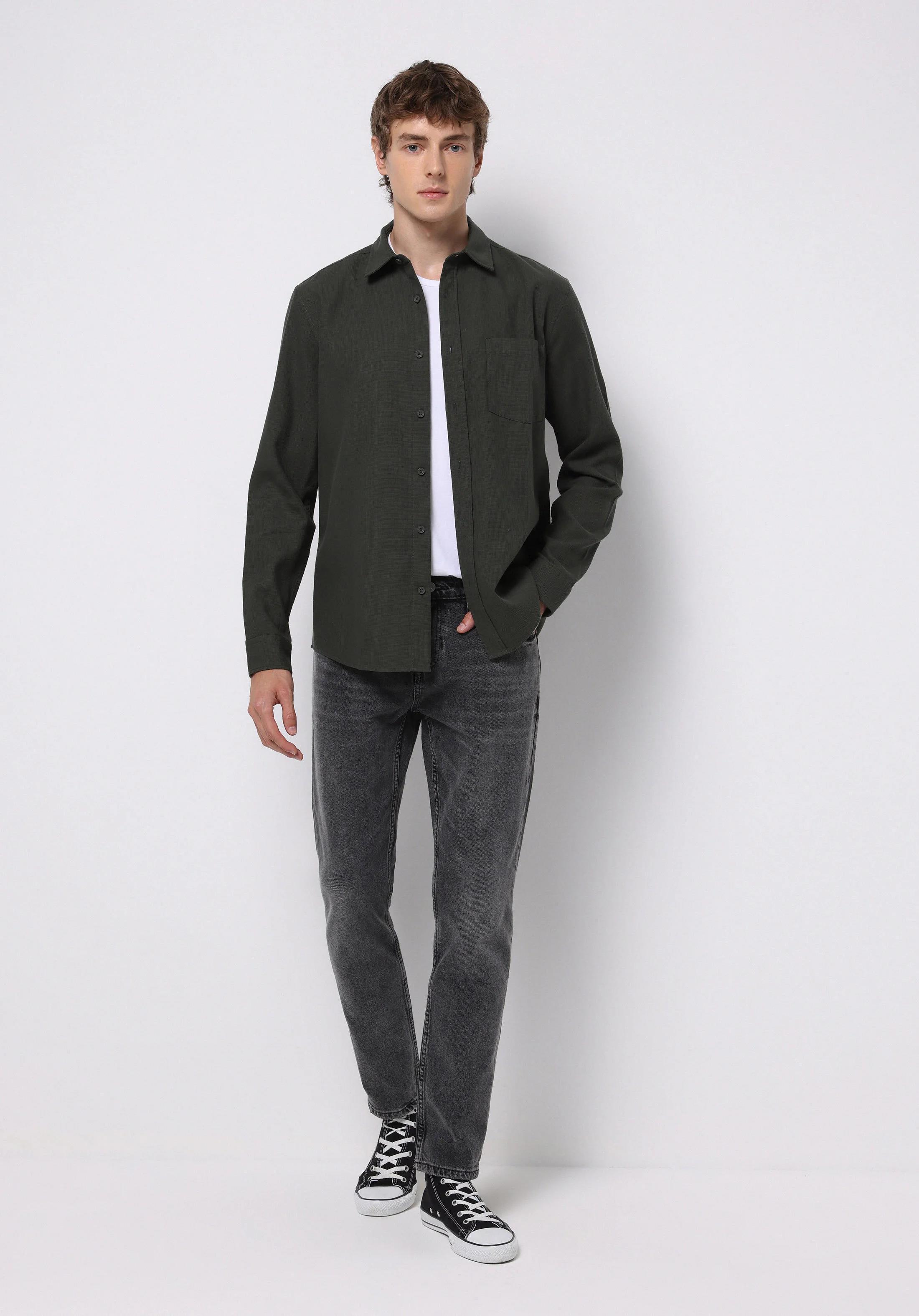 DENIM ERKEK JEAN PANTOLON 044 KARL Düşük Bel Düz Paça Straight Fit