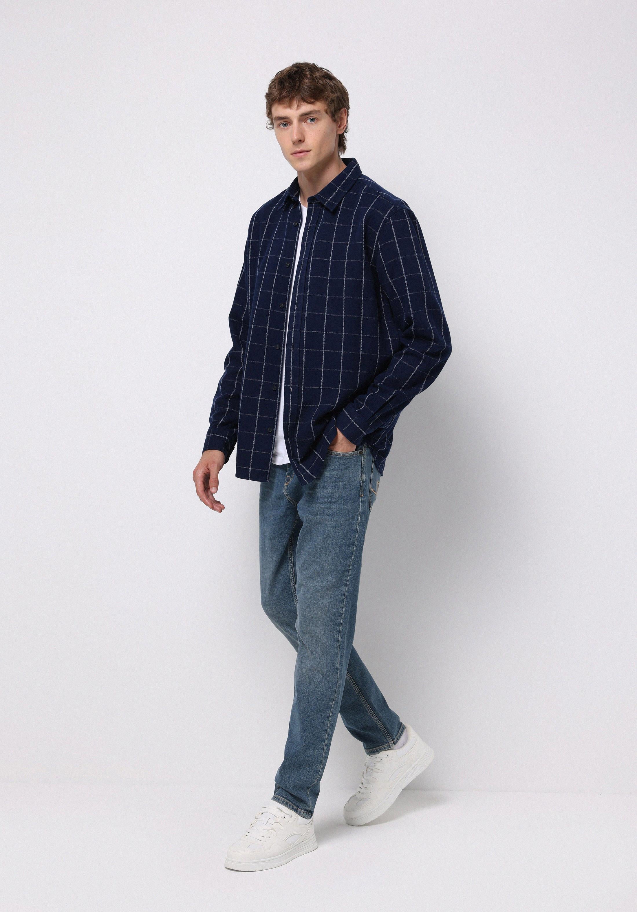 DENIM ERKEK JEAN PANTOLON 067 JACK Orta Bel Daralan Paça Regular Fit