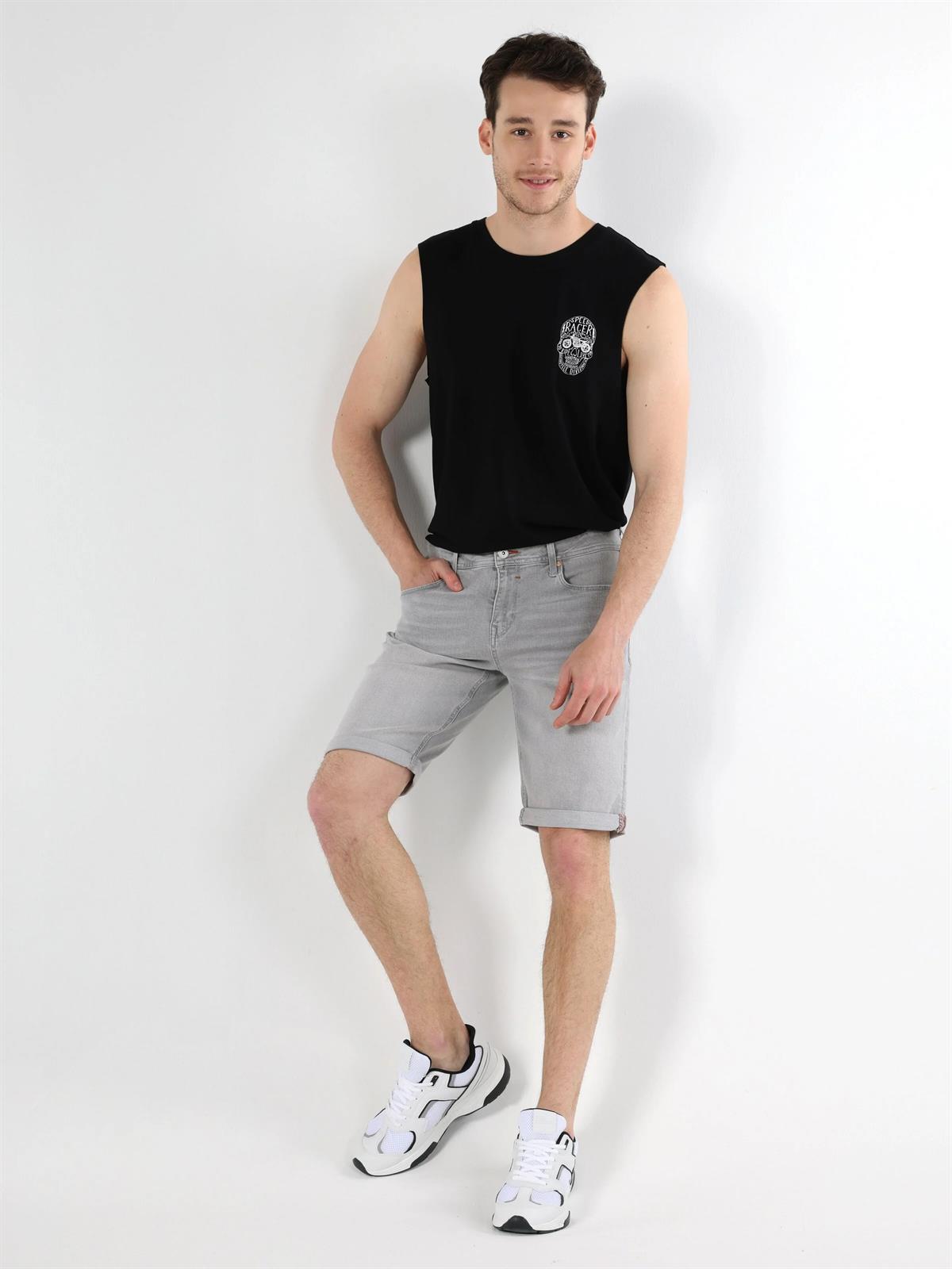 DENIM ERKEK ŞORT 044 KARL Straight Fit