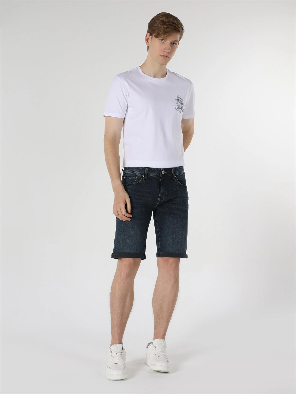 DENIM ERKEK ŞORT 044 KARL Straight Fit