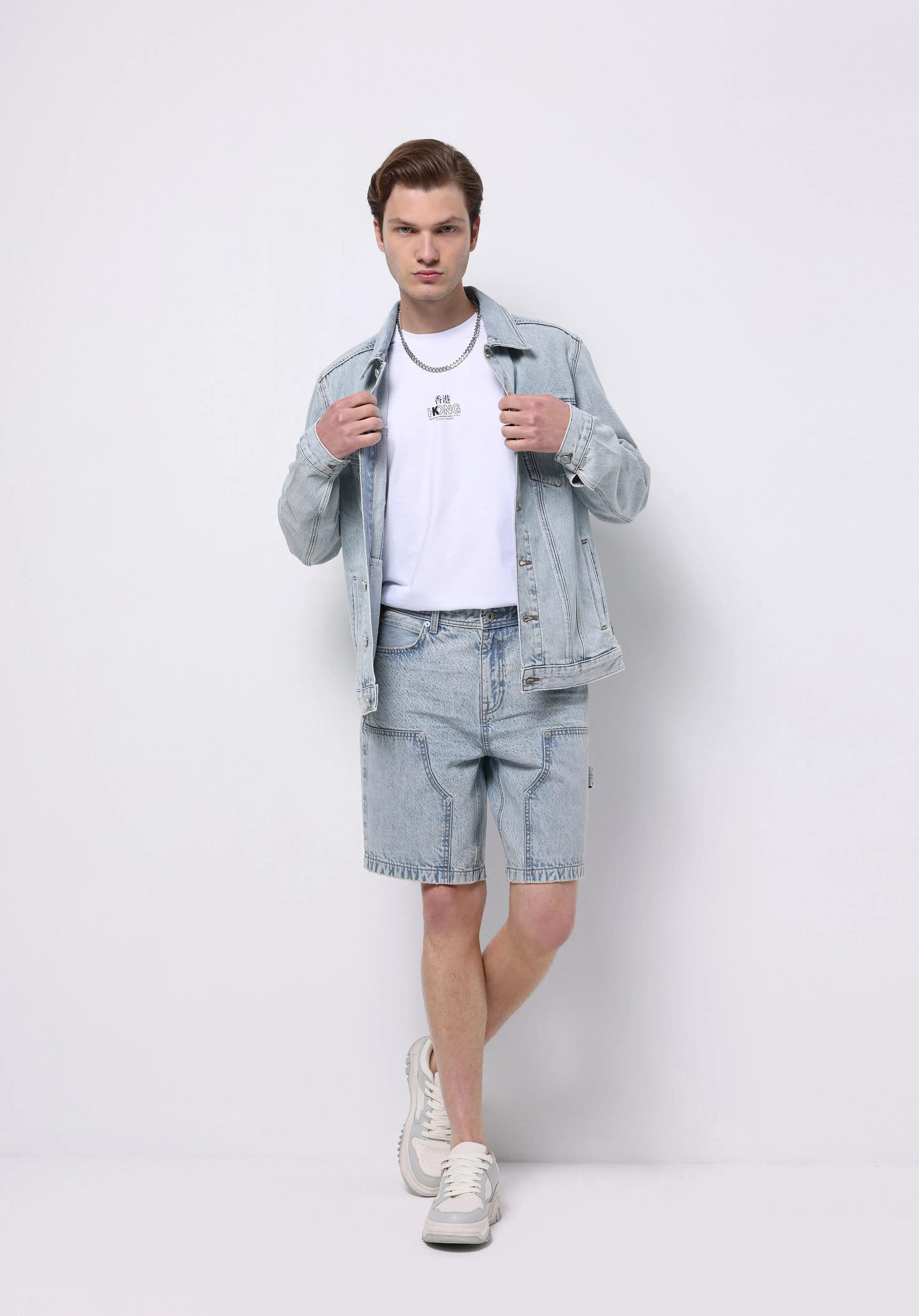 DENIM ERKEK ŞORT Loose Straight Fit