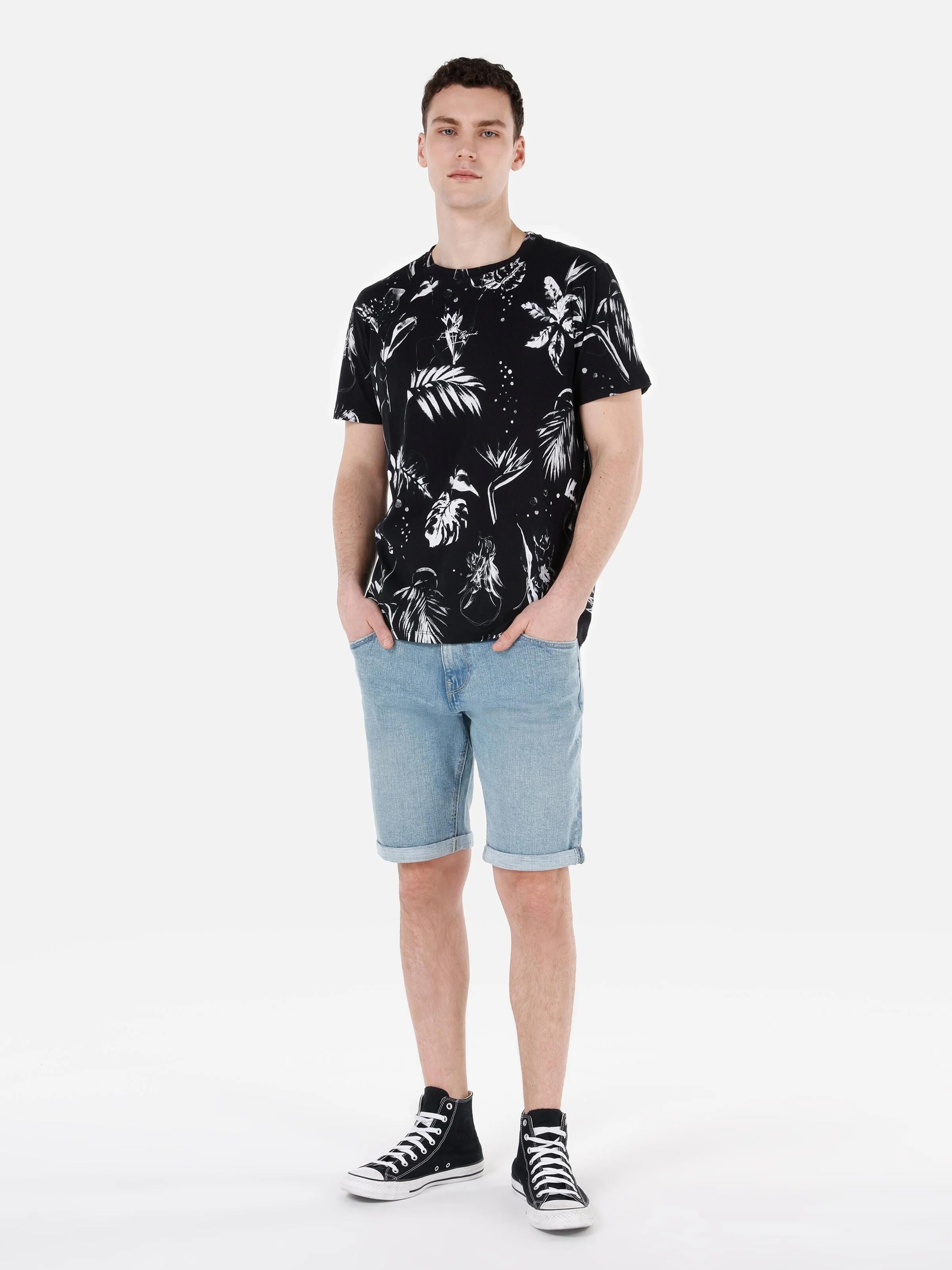 DENIM ERKEK ŞORT Straight Fit
