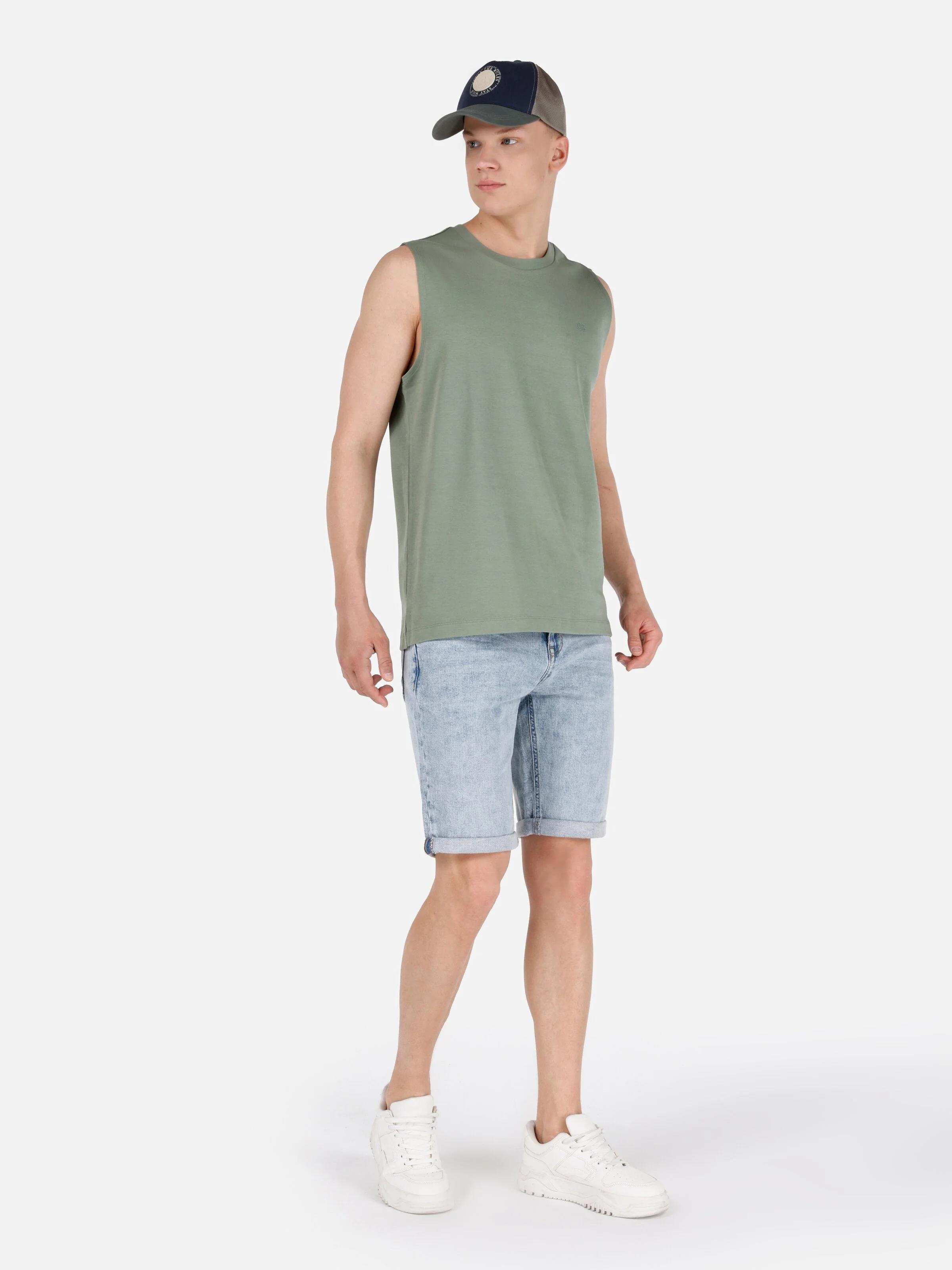 DENIM ERKEK ŞORT Straight Fit