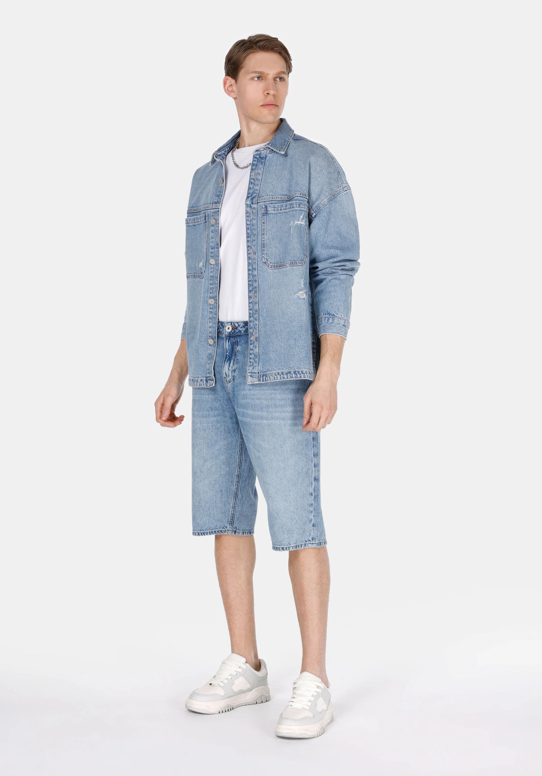 DENIM ERKEK ŞORT Straight Fit