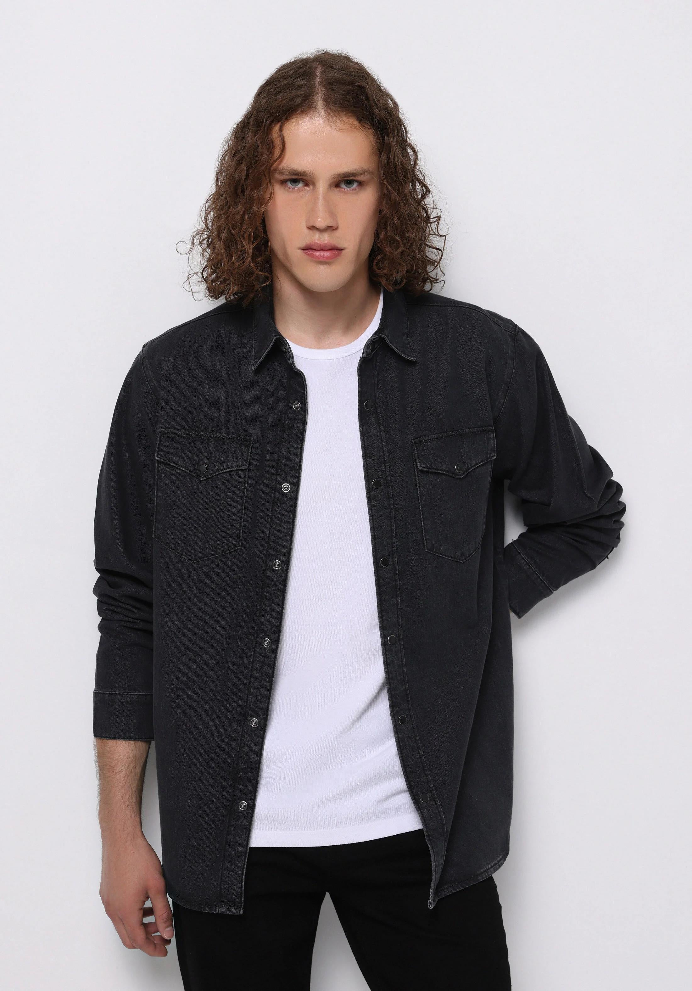 DENIM ERKEK UZUN KOL GÖMLEK 023 JOSH Regular Fit