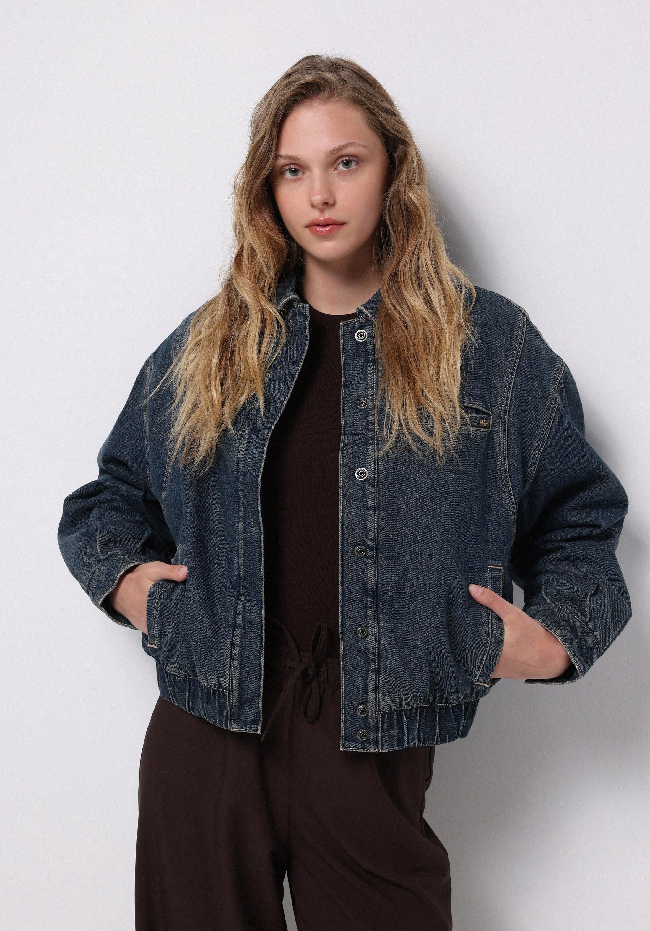 DENIM KADIN CEKET 360 FRITYZ Oversize Fit