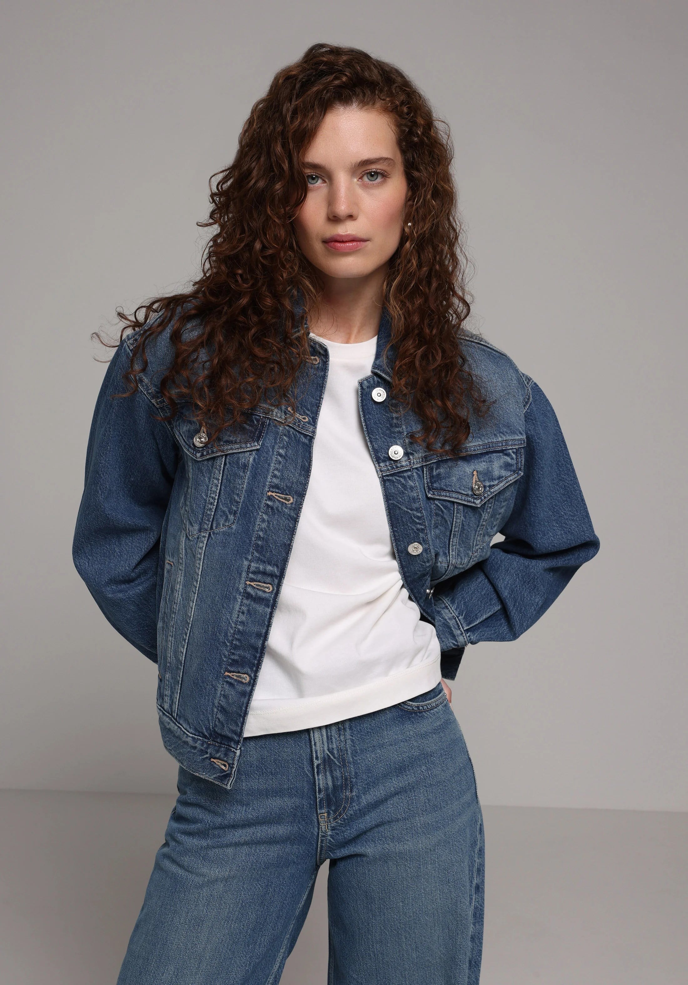 DENIM KADIN CEKET 360 FRITZY Oversize Fit