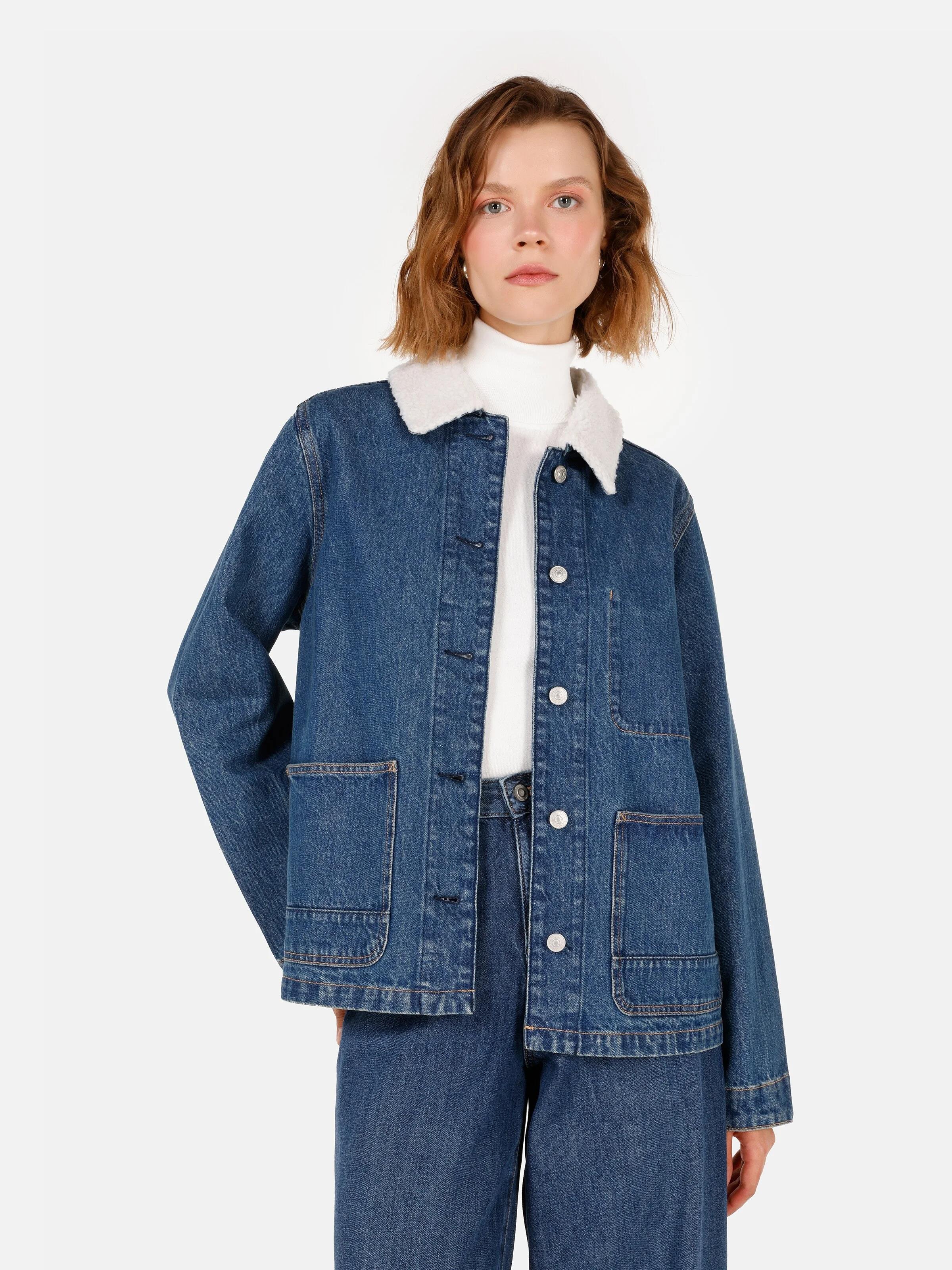 DENIM KADIN CEKET Modern Fit