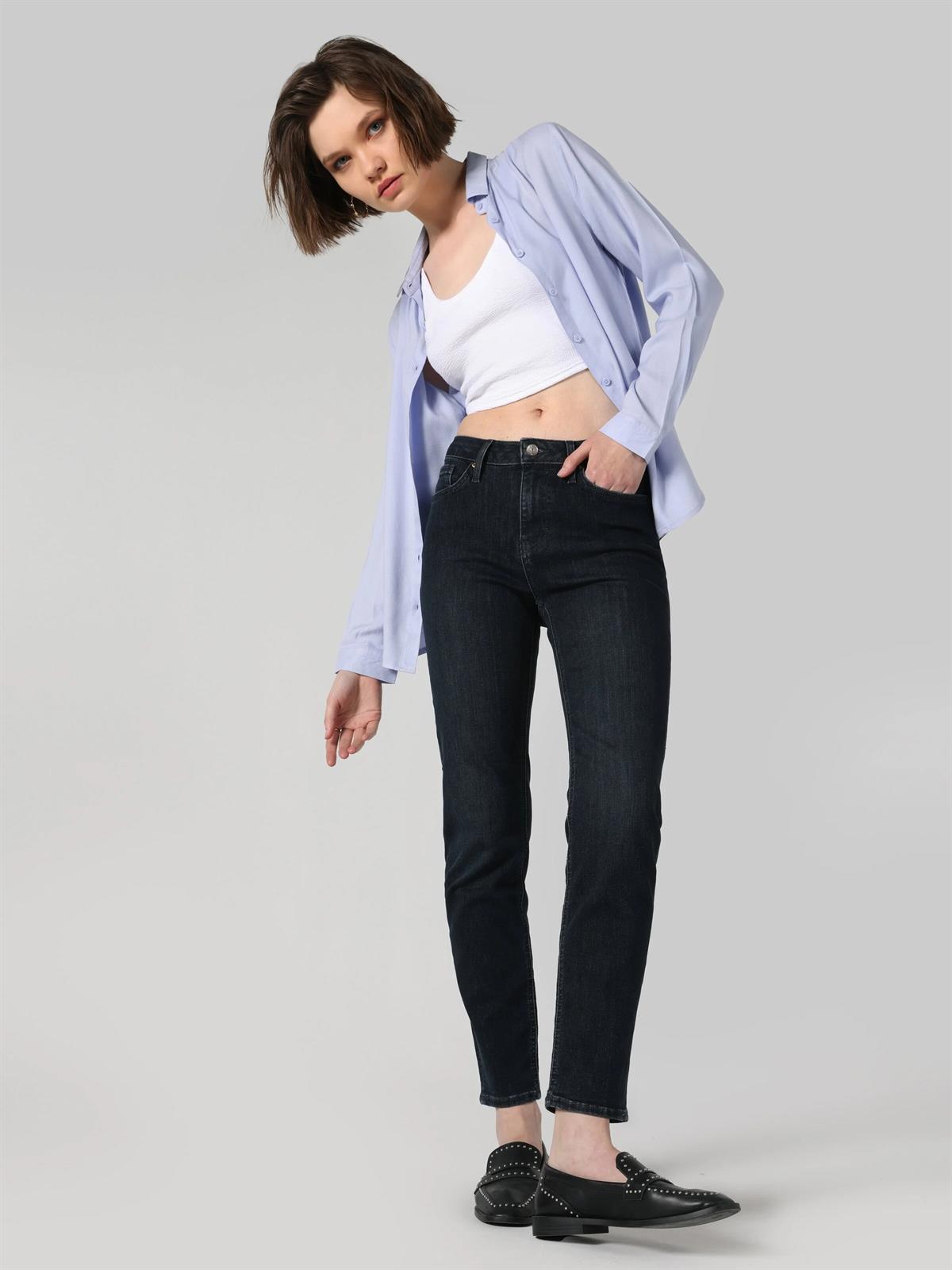 DENIM KADIN JEAN PANTOLON 703 CARLA Slim Fit