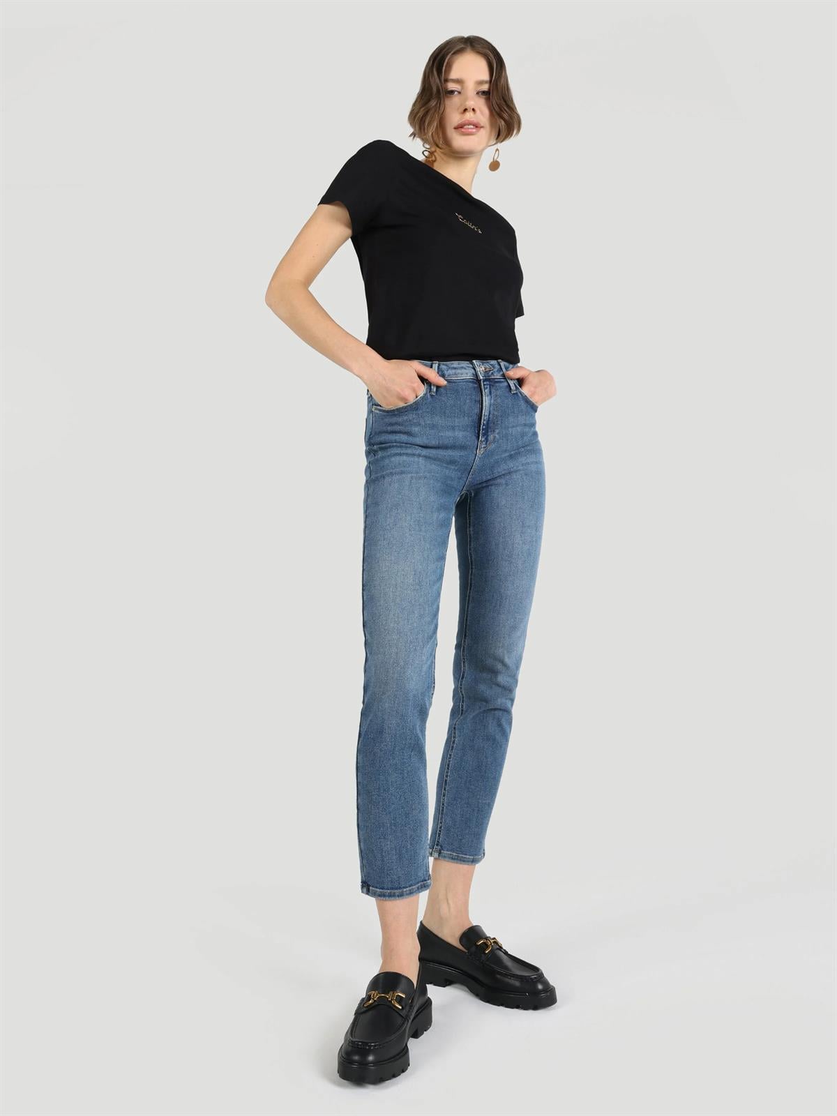 DENIM KADIN JEAN PANTOLON 703 CARLA Slim Fit
