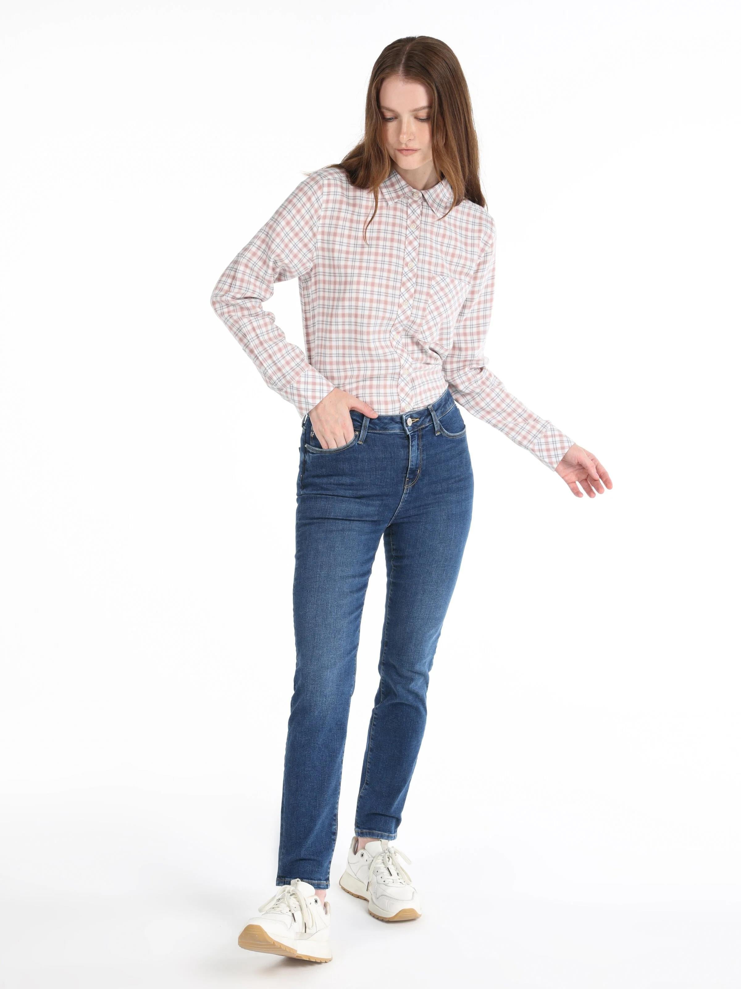 DENIM KADIN JEAN PANTOLON 703 CARLA Slim Fit