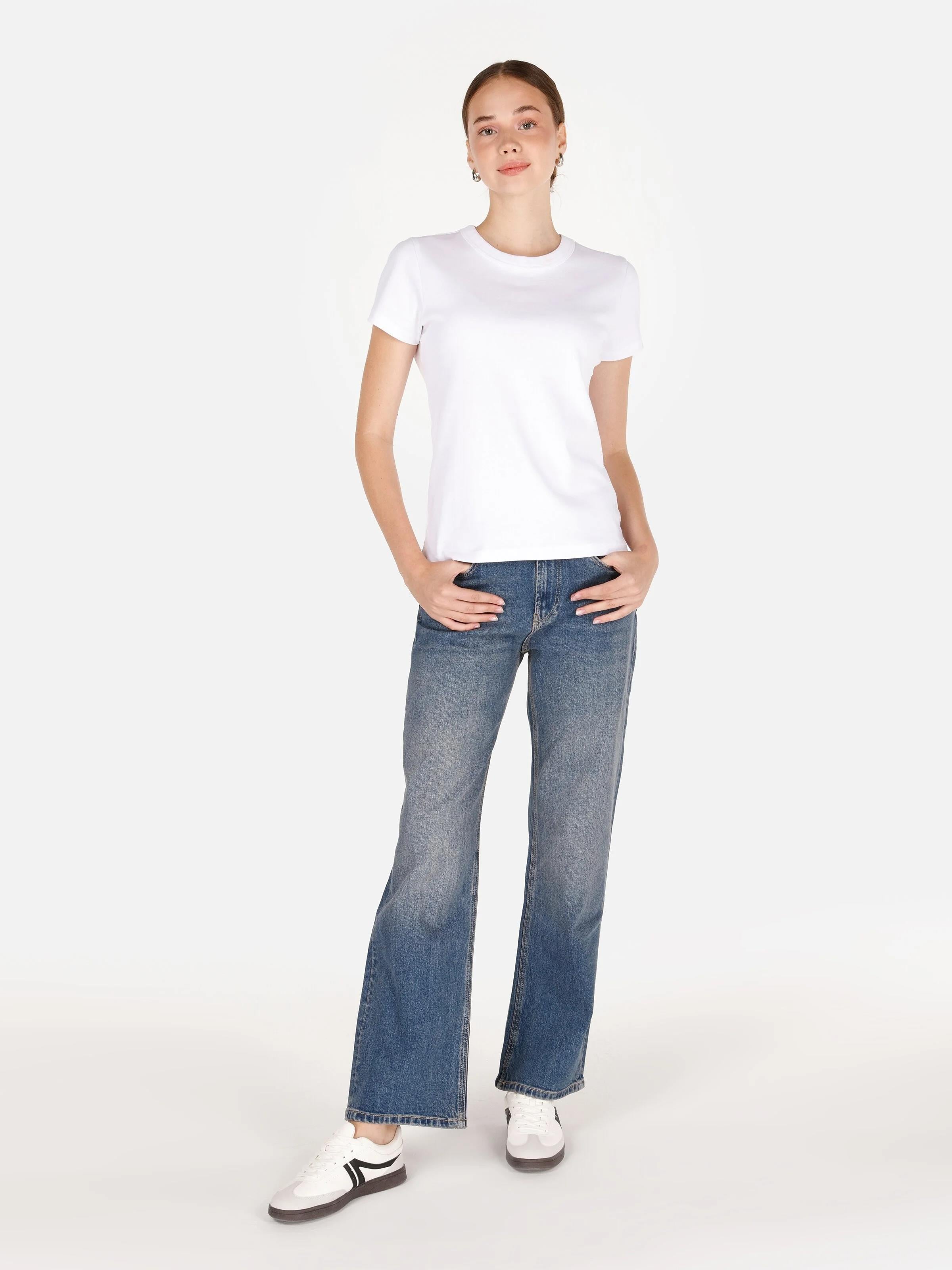 DENIM KADIN JEAN PANTOLON 880 ELYSA Straight Fit