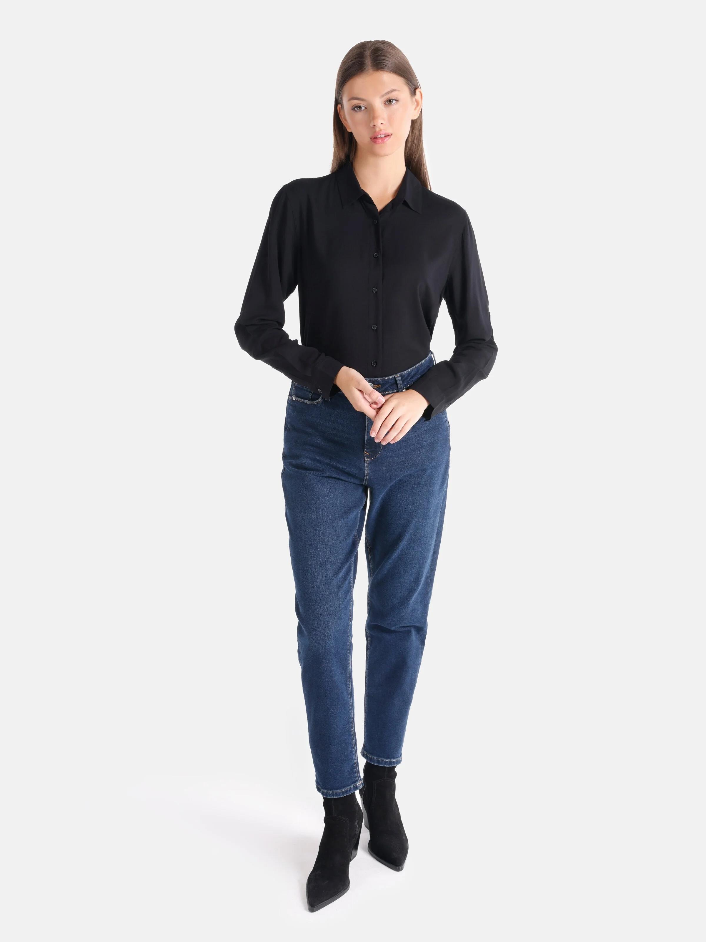 DENIM KADIN JEAN PANTOLON 896  MARIA Mom Fit