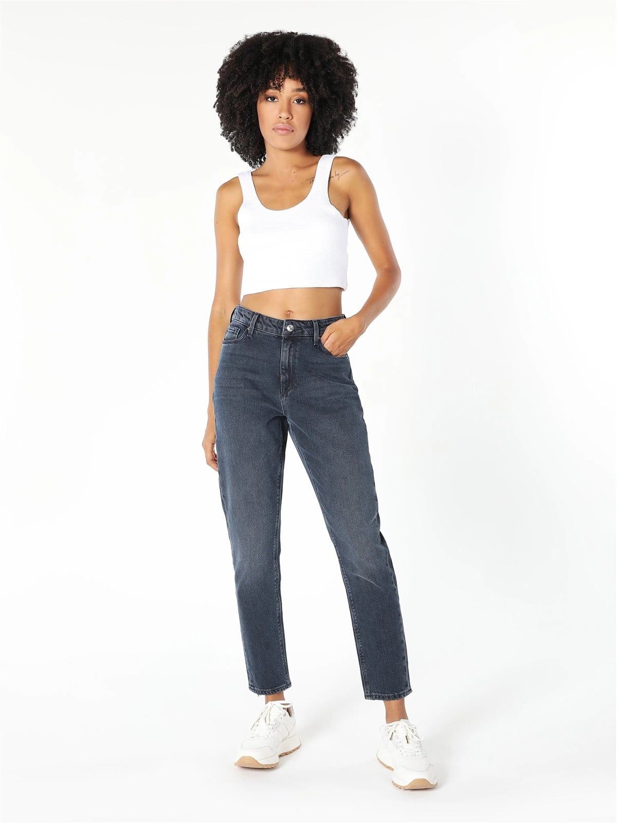 DENIM KADIN JEAN PANTOLON 896  MARIA Mom Fit