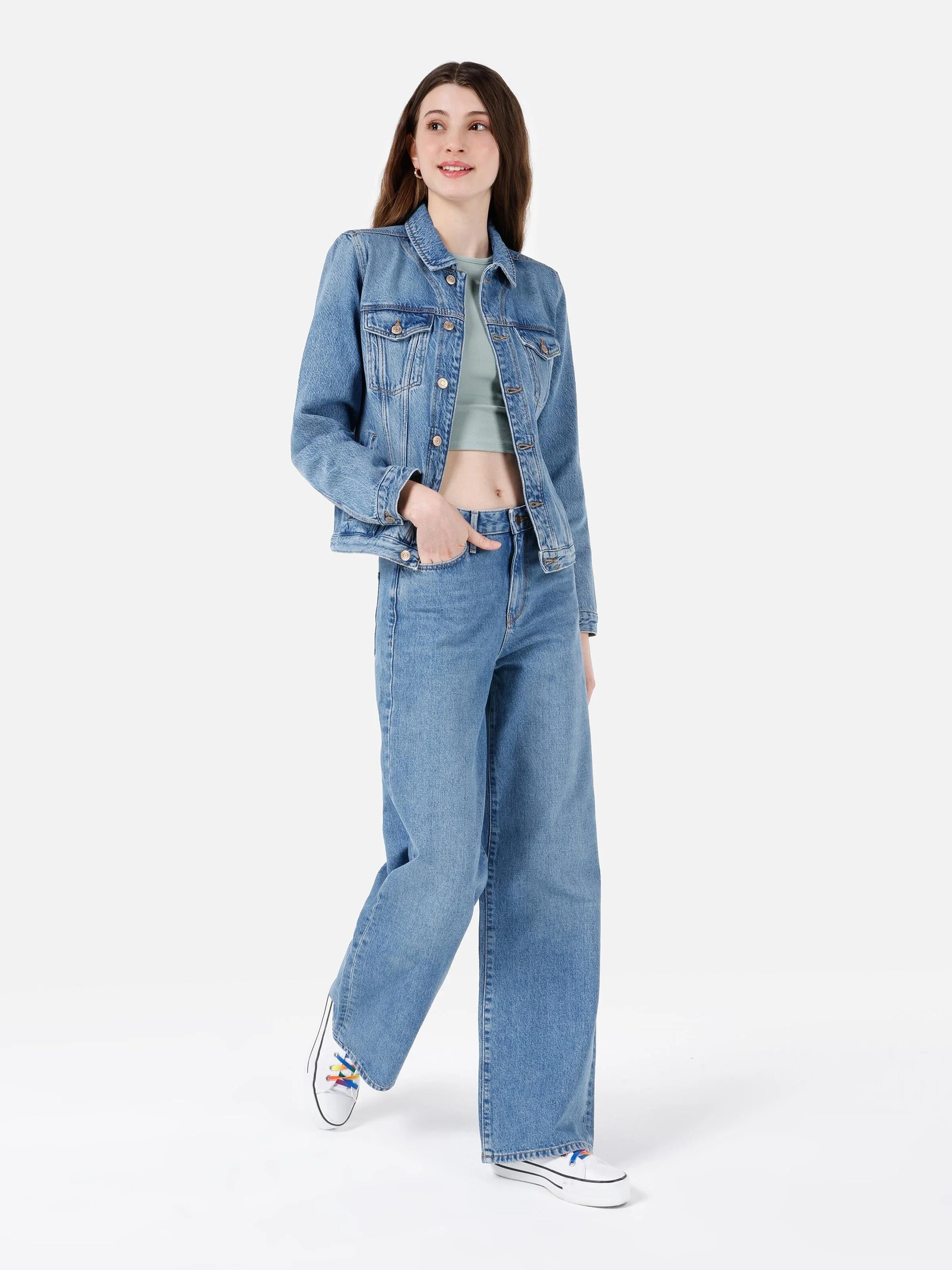 DENIM KADIN JEAN PANTOLON 970 BERRY Regular Fit