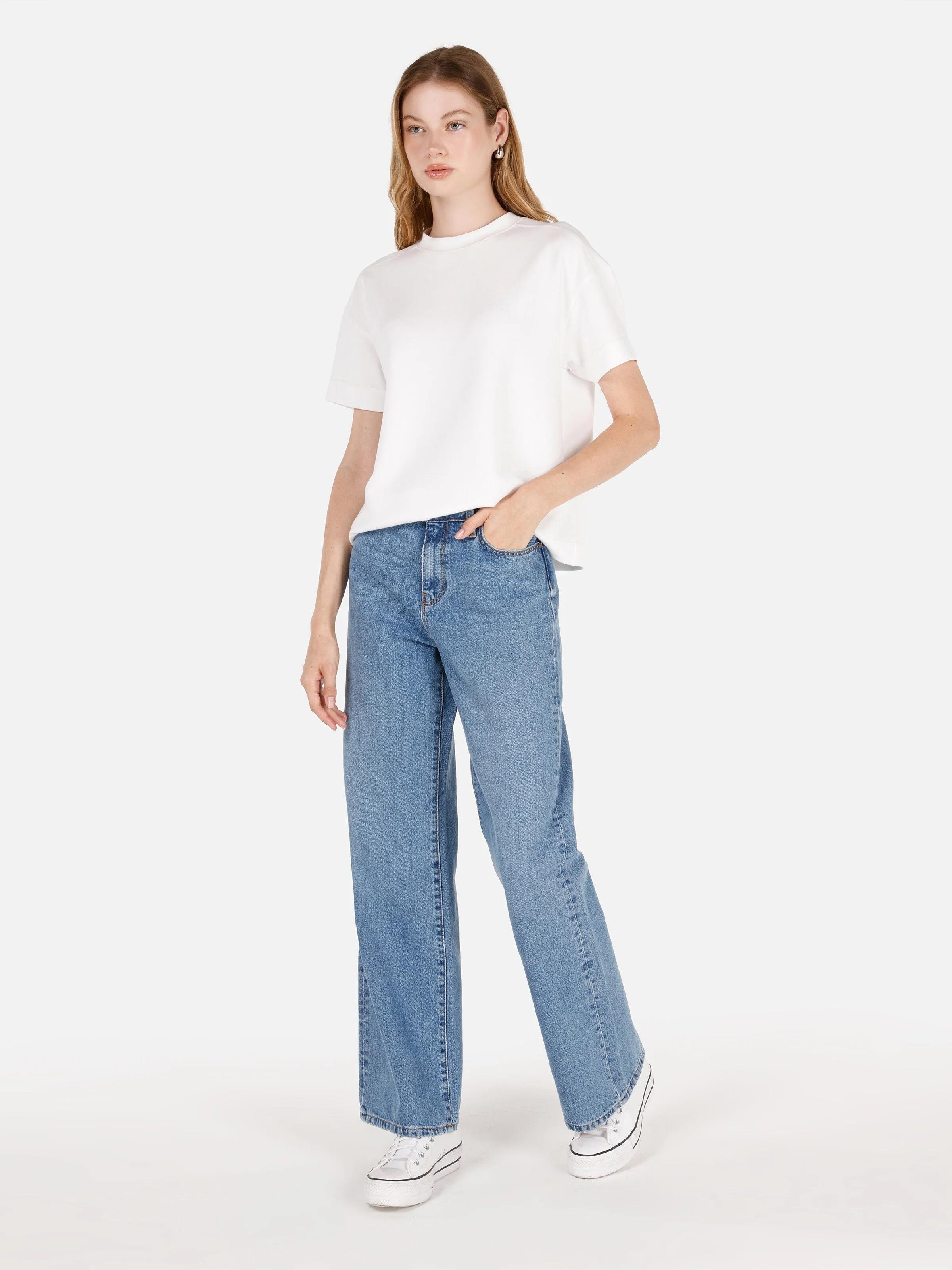 DENIM KADIN JEAN PANTOLON 970 BERRY Regular Fit