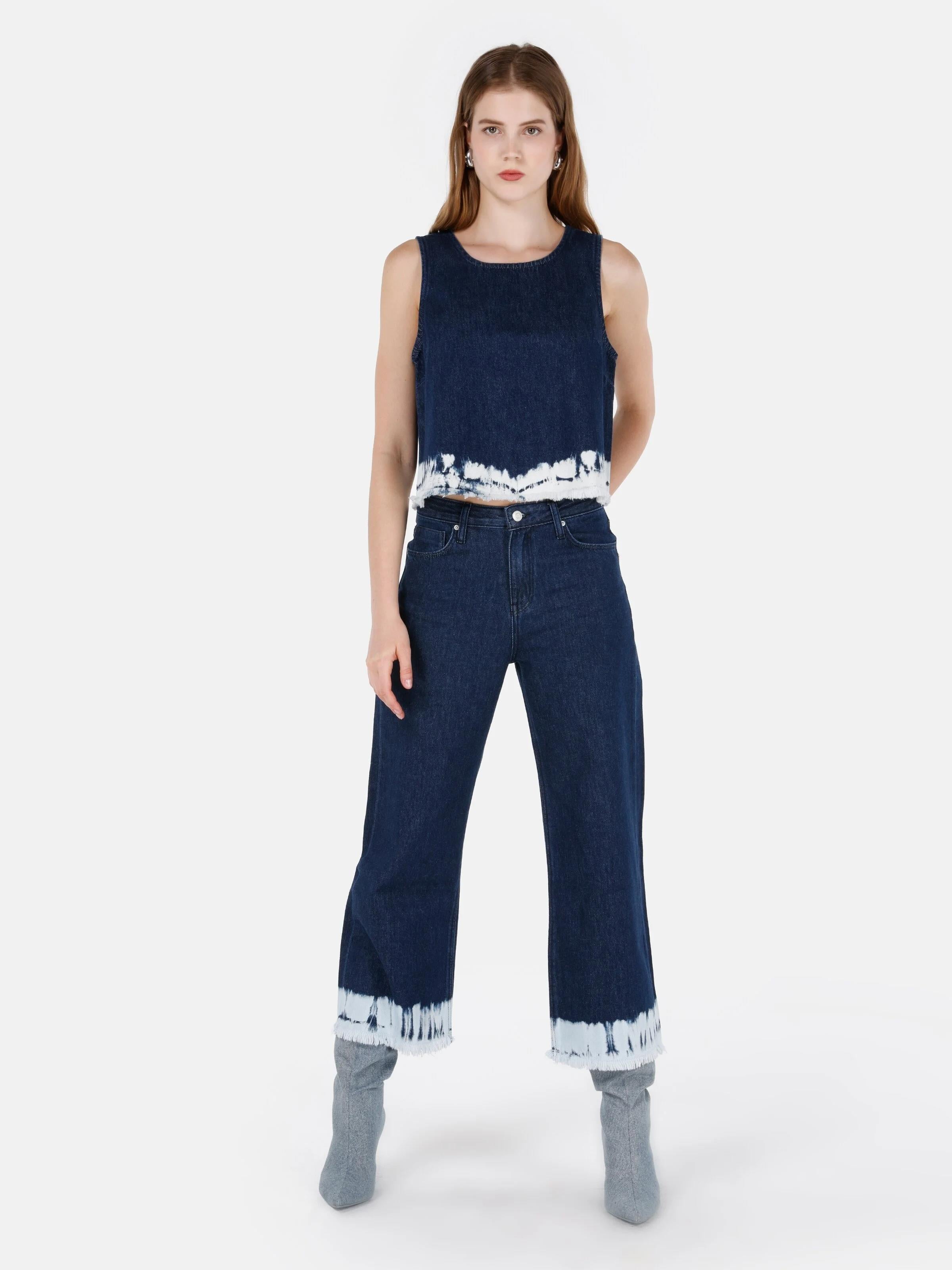 DENIM KADIN JEAN PANTOLON 970 BERRY Regular Fit