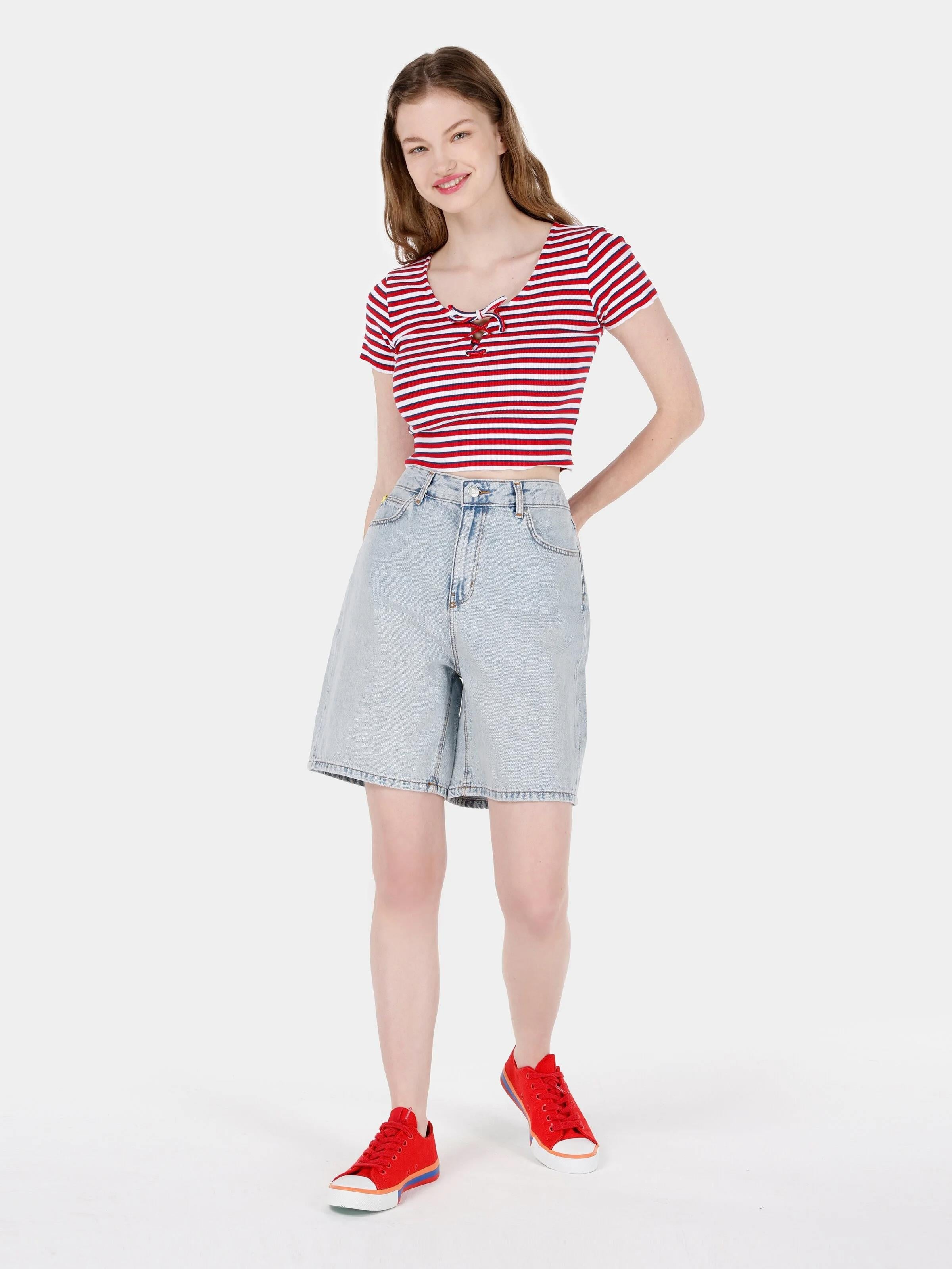 DENIM KADIN ŞORT Regular Fit