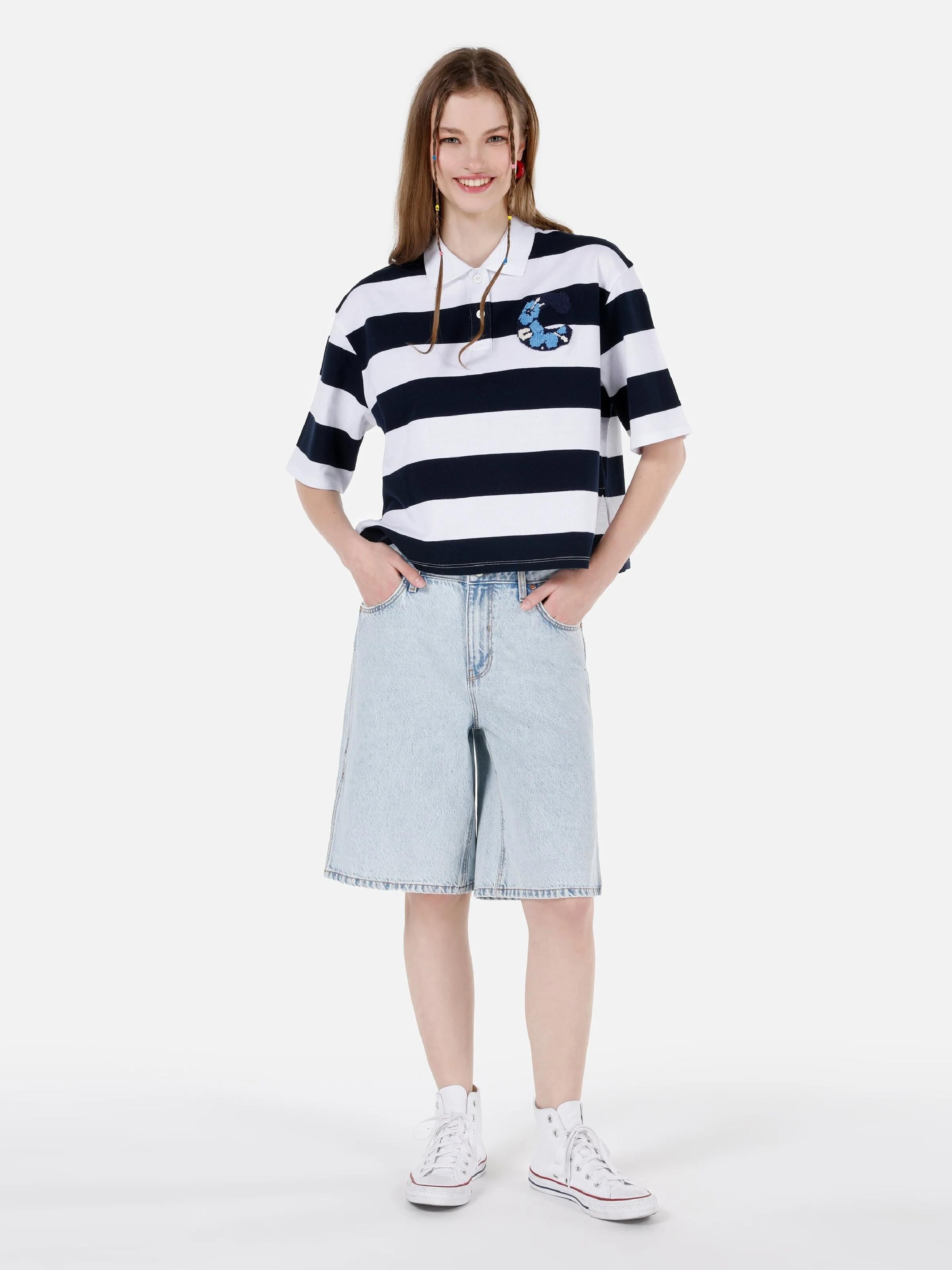 DENIM KADIN ŞORT Wıde Fit