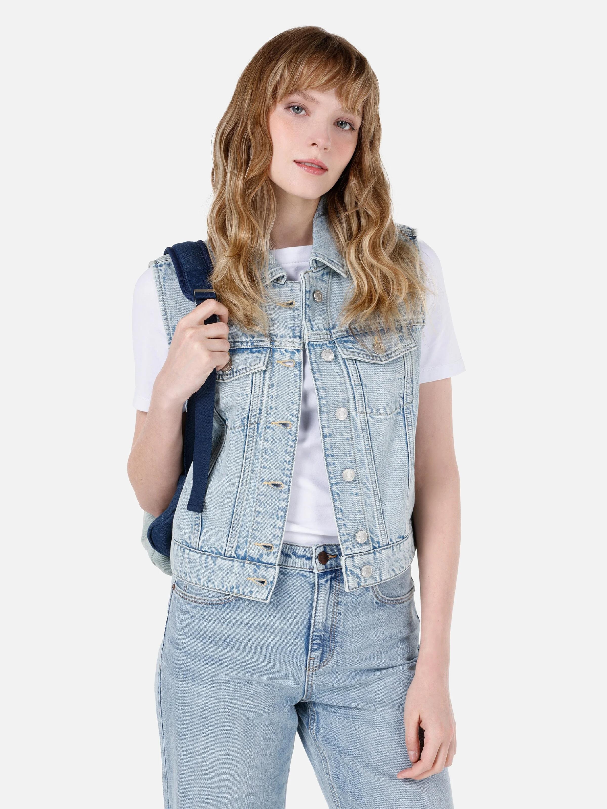 DENIM KADIN YELEK Regular Fit