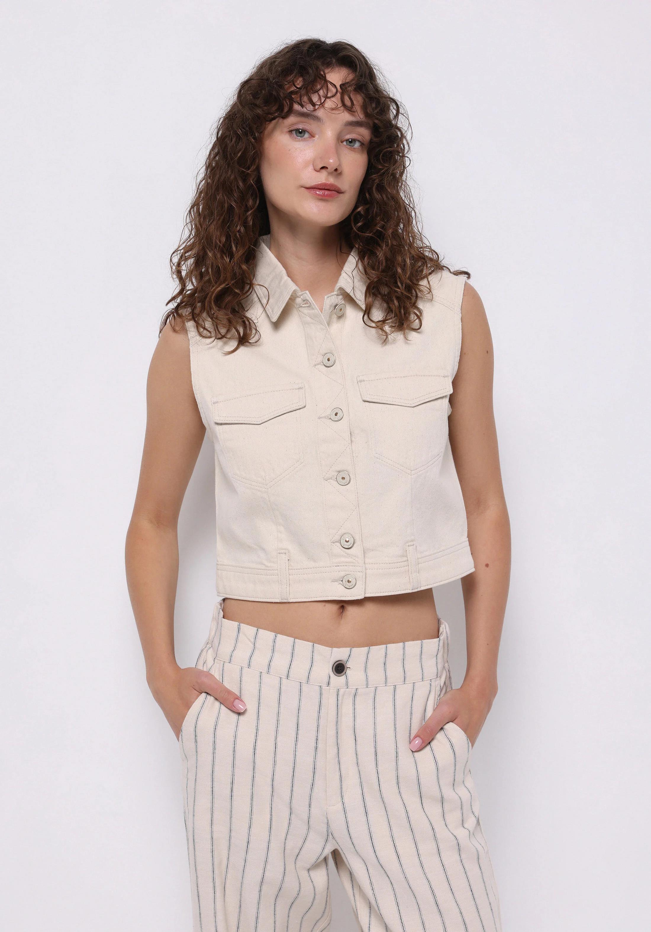 DENIM KADIN YELEK Regular Fit