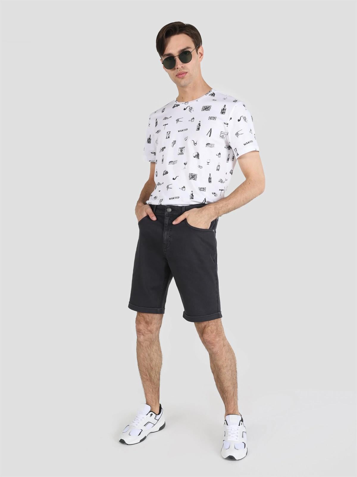 DOKUMA ALT ERKEK ŞORT Regular Fit