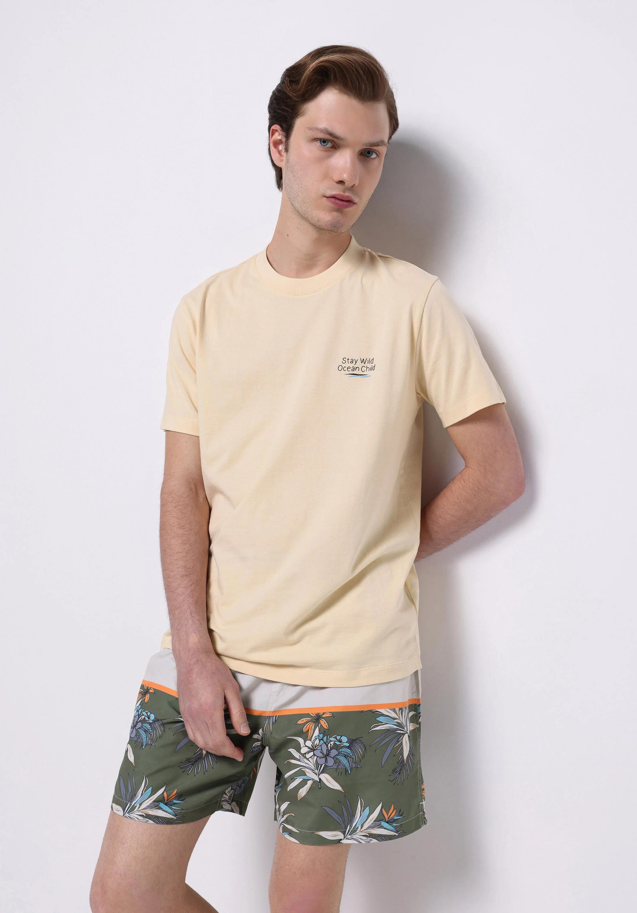 DOKUMA ALT ERKEK YÜZME ŞORT Regular Fit