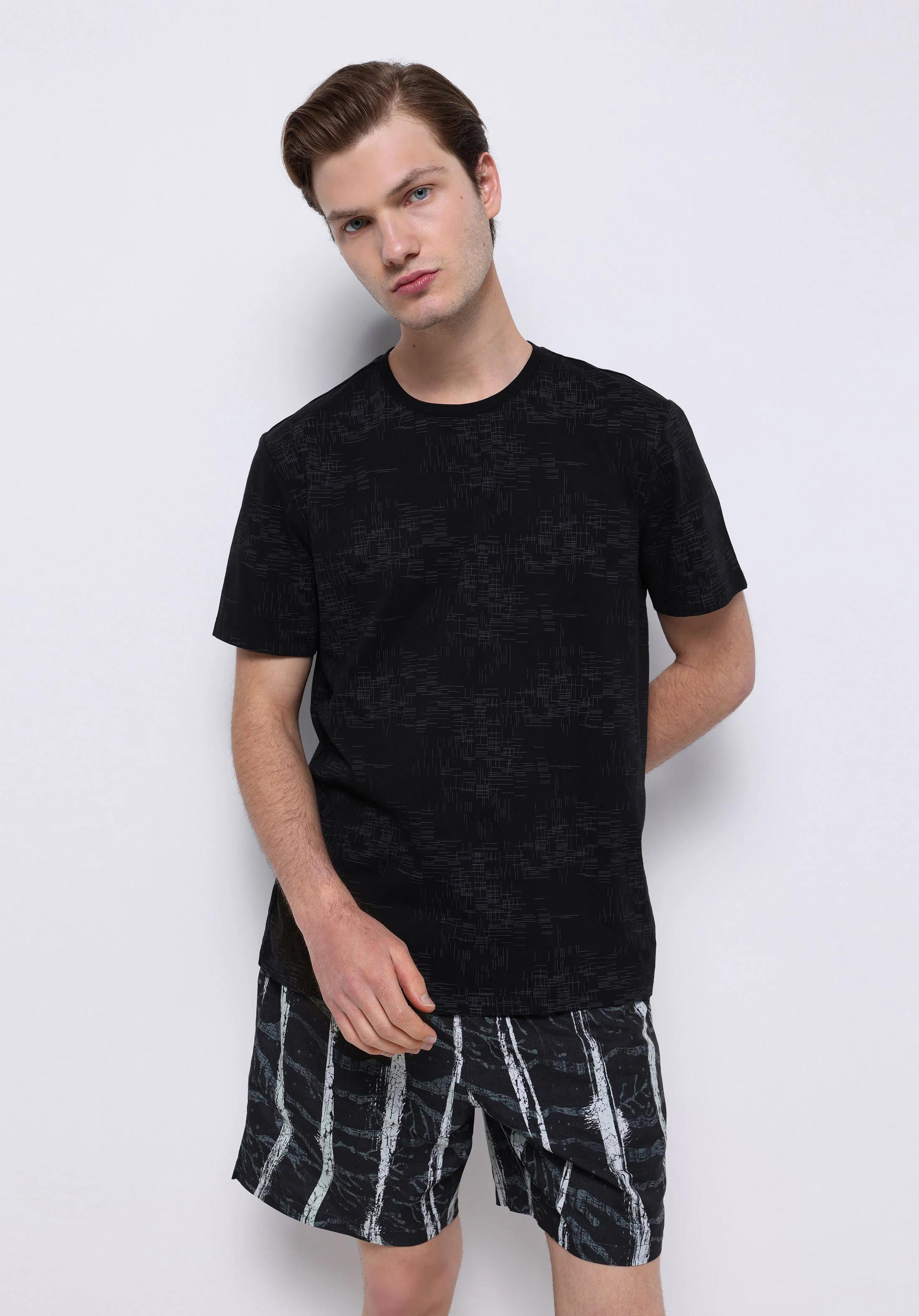 DOKUMA ALT ERKEK YÜZME ŞORT Regular Fit