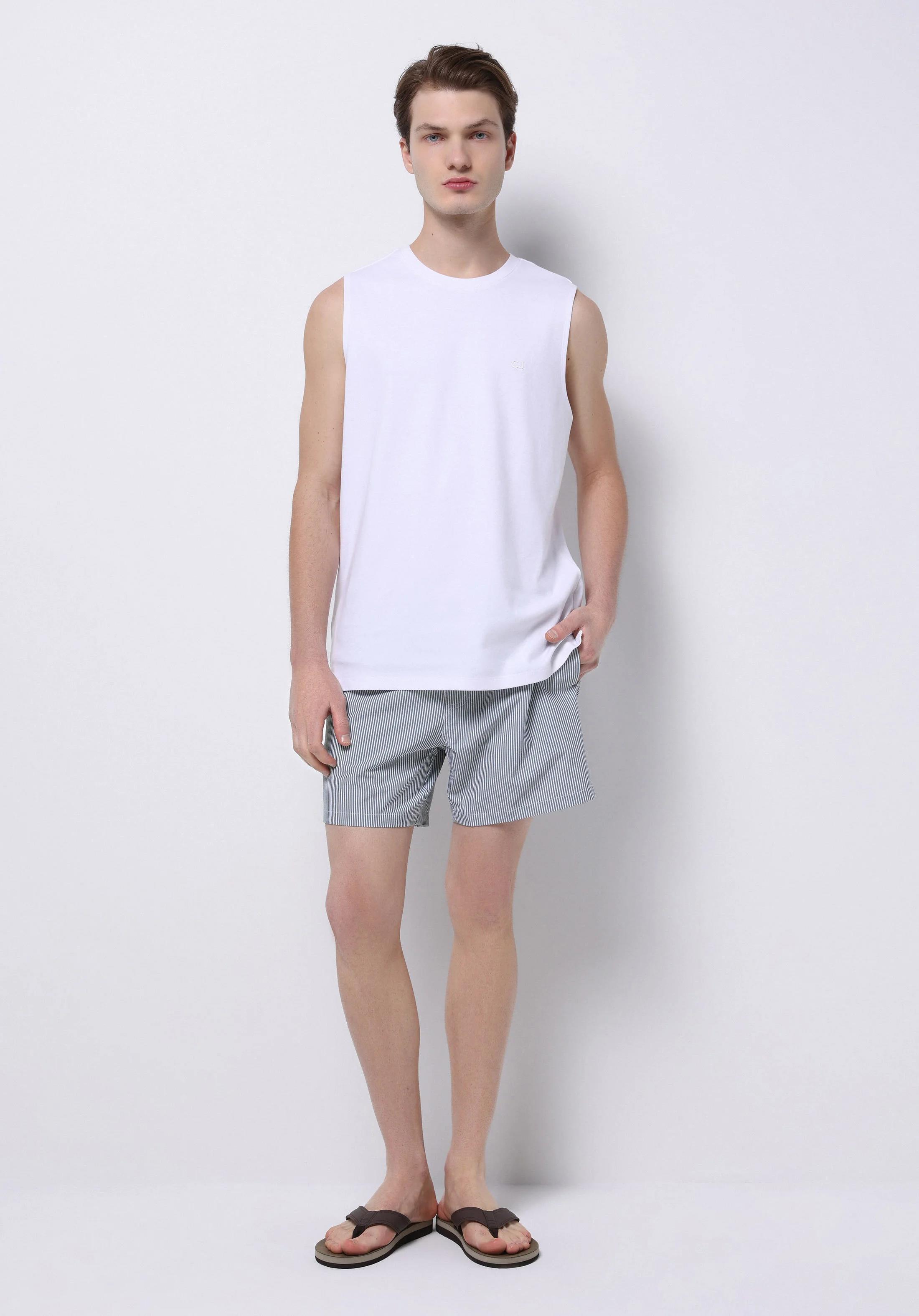 DOKUMA ALT ERKEK YÜZME ŞORT Slim Fit