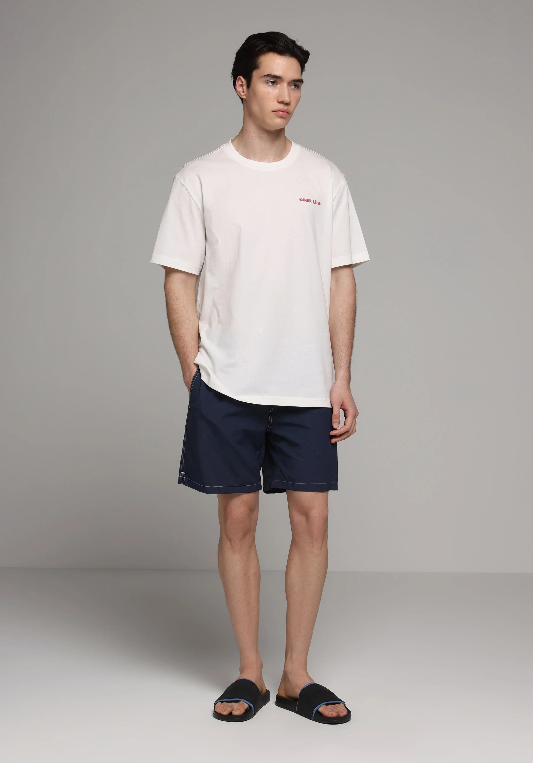 DOKUMA ALT ERKEK YÜZME ŞORT Slim Fit