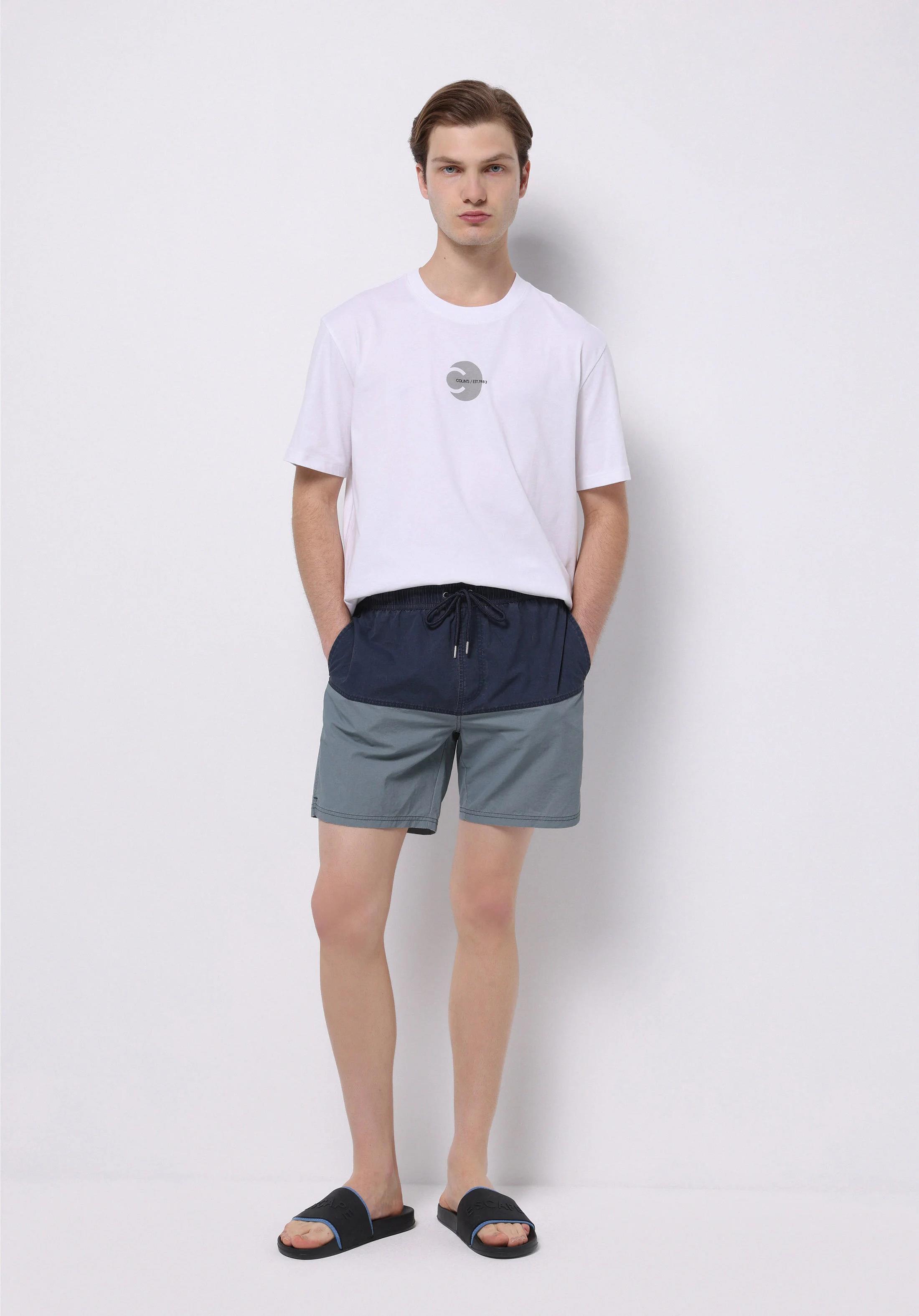DOKUMA ALT ERKEK YÜZME ŞORT Slim Fit